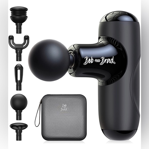 New BOB AND BRAD Q2 Mini Pocket-Sized Deep Tissue Muscle Massager Gun(Black) - Picture 2 of 12